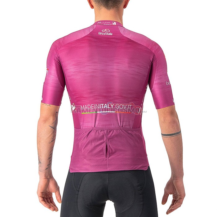 Abbigliamento Ciclismo Giro d'Italia Manica Corta 2022 Viola